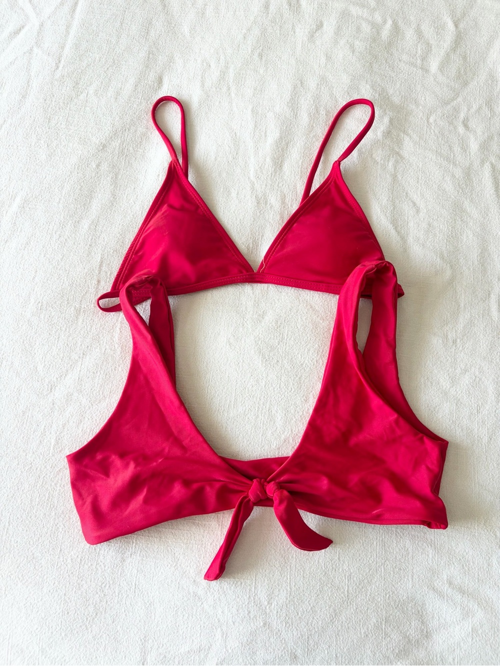 SHEIN - Zaful | Red White Blue 3-Piece Bikini Set - Picture 4 of 6
